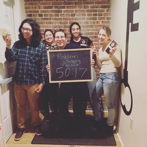 PSFs participating in an escape room